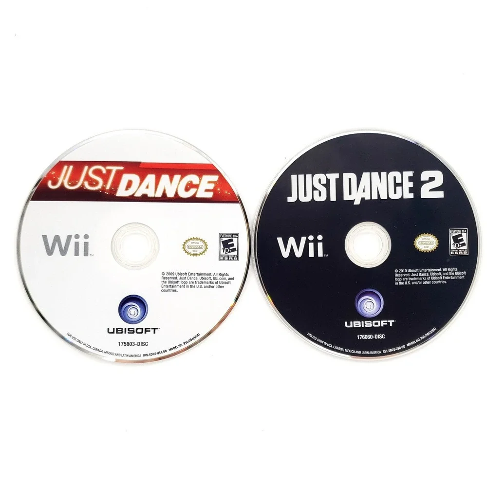 Just Dance & Just Dance 2 Nintendo Wii Complete Tested & Works